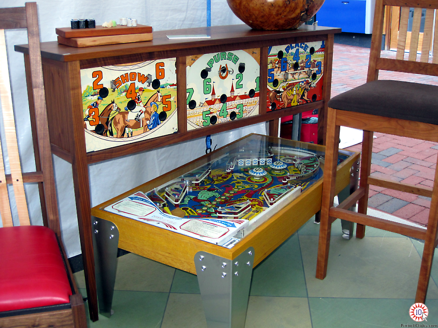 Mike Maxwell Crafts Pinball Parts Into Fine Furniture